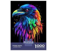 Puzzle Da 1000 Pezzi Per Adolescenti Pop Art Rainbow Raven Puzzle Giochi Rilassanti Analisi E Logica Riduzione Dello Stress Regali 52x38cm/1000pcs