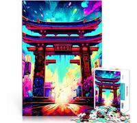 Puzzle da 1000 pezzi per adolescenti Porta Torii Giocattolo educativo intellettuale decomprimente Regalo di compleanno, regali, arte murale 52x38cm