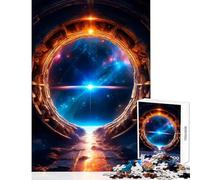 Puzzle da 1000 pezzi per adolescenti Portale strano Decorazione per la casa Giocattoli Regali di compleanno Giochi educativi Migliorare l'amore tra coppie Dimensioni 38x26cm