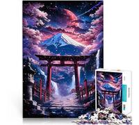 Puzzle da 1000 pezzi per adolescenti Portale Torii del Sogno di Ciliegia Sfida difficile Attività divertenti a casa, regali di compleanno, regali di viaggio, 75x50cm