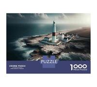 Puzzle Da 1000 Pezzi Per Adolescenti Portland Bill Lighthouse Puzzle Per Adulti Giochi Rilassanti Assemblaggio Di Modelli Regalo Di Compleanno, Regali, 70x50cm/1000pcs