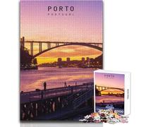Puzzle da 1000 pezzi per adolescenti Porto Gioco di sfida unico Antistress Regali di Babbo Natale segreto Dimensioni 50x75cm