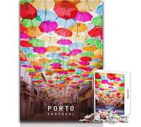Puzzle da 1000 pezzi per adolescenti Porto Gioco di sfida unico Antistress Regali di Babbo Natale segreto Dimensioni 50x75cm