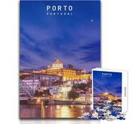 Puzzle da 1000 pezzi per adolescenti Porto Gioco di sfida unico Antistress Regali di Babbo Natale segreto Dimensioni 38x52cm