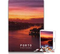 Puzzle da 1000 pezzi per adolescenti Porto Gioco di sfida unico Antistress Regali di Babbo Natale segreto Dimensioni 50x75cm