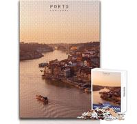 Puzzle da 1000 pezzi per adolescenti Porto Gioco di sfida unico Antistress Regali di Babbo Natale segreto Dimensioni 50x75cm