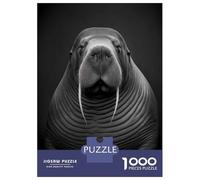 Puzzle Da 1000 Pezzi Per Adolescenti Portrait of A Walrus Puzzle Gioco Rompicapo Ma Divertente E Umoristico Regali Unici Per Compleanno E Natale 70x50cm/1000pcs
