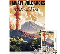 Puzzle da 1000 pezzi per adolescenti poster del Parco Nazionale dei Vulcani delle Hawaii decorazioni per la casa giocattoli idee regalo per giochi educativi allena il tuo cervello e le tue mani