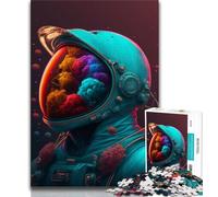 Puzzle da 1000 pezzi per adolescenti, poster dell'astronauta da 1000 pezzi per adolescenti, gioco a quiz ideale come regalo per tutta la famiglia (dimensioni 38x26cm)
