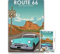 Puzzle da 1000 pezzi per adolescenti, poster di viaggio degli Stati Uniti, giochi educativi, giocattolo educativo con taglio di precisione, dimensioni 50x75cm