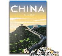 Puzzle da 1000 pezzi per adolescenti, poster di viaggio in Cina, puzzle da 1000 pezzi, regalo di compleanno unico e regalo per bambini dai 14 anni in su (50x75cm)