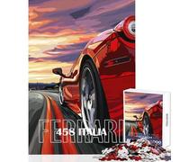 Puzzle da 1000 pezzi per adolescenti poster Ferrari Italia decorazione da parete regali di Babbo Natale segreto gioco pratico per migliorare l'amore tra coppie dimensioni 38x52cm
