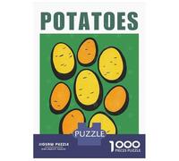 Puzzle Da 1000 Pezzi Per Adolescenti Potato Minimalist Kitchen Art Print Puzzle Per Adulti Gioco Rompicapo Regalo Di Compleanno Aiuta Ad Allenare Il Cervello 38x26cm/1000pcs