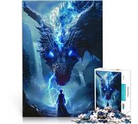 Puzzle da 1000 pezzi per adolescenti Potere della ragazza drago Gioco di famiglia antistress sfida difficile Regali di compleanno 52x38cm