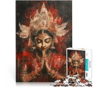Puzzle da 1000 pezzi per adolescenti Preghiera di Lakshmi giocattoli educativi per l'apprendimento Migliorare l'amore tra le coppie 38x26cm