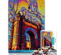 Puzzle da 1000 pezzi per adolescenti, primavera eterna, puzzle per adulti, antistress, sfida difficile, regali di Babbo Natale segreto (dimensioni 38x26cm)