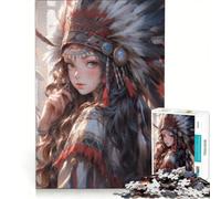 Puzzle da 1000 pezzi per adolescenti, Principessa Americana, Gioco Rilassante, Antistress, Lista dei Desideri con Babbo Natale 50x75cm