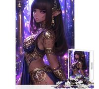 Puzzle da 1000 pezzi per adolescenti principessa anime dagli occhi viola decorazione per la casa giocattoli regali di compleanno giochi educativi migliorare l'amore tra coppie dimensioni 50x75cm