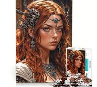 Puzzle da 1000 pezzi per adolescenti Principessa Guerriera Giocattolo Decorazione da Parete Migliora la Memoria Compleanno e Natale 50x75cm