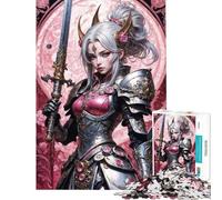 Puzzle da 1000 pezzi per adolescenti Principessa Guerriera Radiosa Puzzle per adulti Giocattolo Decorazione da parete Regalo perfetto per gli appassionati di videogiochi (Dimensioni 50x75cm)
