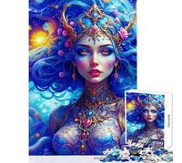 Puzzle da 1000 pezzi per adolescenti Principessa Loto nel Sogno Cosmico gioco rompicapo sfida difficile giocattolo decorativo per la casa adatto per la decorazione della scrivania (38x52cm)