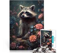 Puzzle da 1000 pezzi per adolescenti Procione innaturale per il giocattolo di sfida del gioco educativo Migliorare l'amore tra le coppie 38x26cm