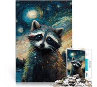 Puzzle da 1000 pezzi per adolescenti Procione Prezioso Antistress Vacanza in patria Uccidere il tempo Decorazioni e regali unici per la casa 70x100cm