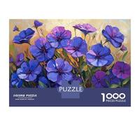 Puzzle Da 1000 Pezzi Per Adolescenti Purple Flower Bouquet Painting Puzzle Per Adulti Giochi Rilassanti Analisi E Logica Regali Unici Per Compleanni 52x38cm/1000pcs