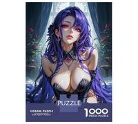 Puzzle Da 1000 Pezzi Per Adolescenti Purple Haired Anime Girl Puzzle Per Adulti Gioco Pratico Sfida Difficile Regali Per Amici E Familiari 70x50cm/1000pcs