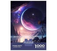 Puzzle Da 1000 Pezzi Per Adolescenti Purple Planet Landscape Puzzle Per Adolescenti Gioco Pratico Decorazione Murale Difficile Da Completare 70x50cm/1000pcs
