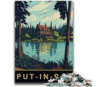 Puzzle da 1000 pezzi per adolescenti Put In Bay Ohio Puzzle da 1000 pezzi, regalo di compleanno unico e regalo per bambini dai 14 anni in su (50x75cm)