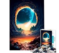 Puzzle da 1000 pezzi per adolescenti puzzle a tema caverna planetaria giocattolo antistress ideale per le vacanze a casa regali di Natale e compleanno (38x26cm)