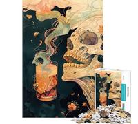 Puzzle da 1000 pezzi per adolescenti puzzle a tema fantasmi per adulti giochi divertenti regali per donne giochi stimolanti (dimensioni 38x52cm)