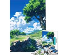 Puzzle da 1000 pezzi per adolescenti puzzle a tema sentiero costiero per adulti gioco pratico difficile antistress regalo (dimensioni 50x75cm)