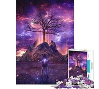 Puzzle da 1000 pezzi per adolescenti puzzle a tema spaziale e dell'anima per adulti gioco rompicapo che stimola la mente e aiuta ad allenare il cervello (dimensioni 38x52cm)