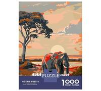 Puzzle Da 1000 Pezzi Per Adolescenti Puzzle Addo Elephant National Park South Africa Puzzle Per Adulti Giochi Rilassanti Ma Divertenti E Umoristici È Ideale Come Regalo 70x50cm/1000pcs