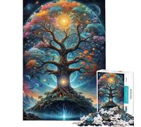 Puzzle da 1000 pezzi per adolescenti puzzle "Albero Cosmico della Vita" per adulti gioco pratico di analisi e logica regalo antistress (dimensioni 38x26cm)