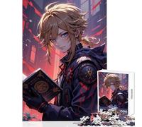 Puzzle da 1000 pezzi per adolescenti puzzle anime con ragazzo e libro giocattoli fai da te fantastici regali e giocattoli gioco educativo interazione genitore-figlio dimensioni 38x26cm