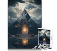 Puzzle da 1000 pezzi per adolescenti, puzzle antica tomba, divertimento in famiglia e serata di giochi, sfida difficile, ottimo regalo, dimensioni 38x26cm