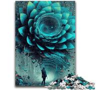 Puzzle da 1000 pezzi per adolescenti, puzzle artistici con sculture misteriose, gioco a quiz, decorazione da parete, regali unici per compleanno e Natale (38x26cm)