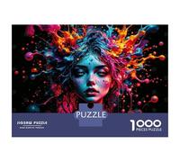 Puzzle Da 1000 Pezzi Per Adolescenti Puzzle As My Mind Explodes Puzzle Per Adulti Gioco Pratico Ma Divertente E Umoristico Interazione Genitore-figlio 52x38cm/1000pcs