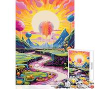 Puzzle da 1000 pezzi per adolescenti puzzle astratto universo giocattolo decorazione da parete regalo divertente gioco rompicapo per migliorare l'amore tra coppie dimensioni 38x26cm