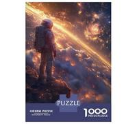 Puzzle Da 1000 Pezzi Per Adolescenti Puzzle Astronaut Cosmic Sunset Puzzle Per Adulti Giochi Rilassanti Ma Divertenti E Umoristici È Ideale Come Regalo 52x38cm/1000pcs