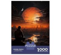 Puzzle Da 1000 Pezzi Per Adolescenti Puzzle Astronaut Lost on Planet Puzzle Per Adulti Giochi Rilassanti Arte Da Parete Regali Unici Per Compleanno 70x50cm/1000pcs