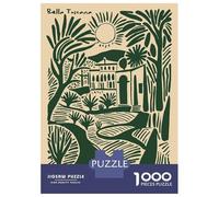 Puzzle Da 1000 Pezzi Per Adolescenti Puzzle Bella Toscana Illustration Puzzle Per Adulti Giochi Rilassanti Ma Divertenti E Umoristici È Ideale Come Regalo 38x26cm/1000pcs