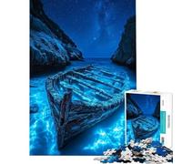 Puzzle da 1000 pezzi per adolescenti puzzle bioluminescente con relitti fantasma per adulti giochi rilassanti che migliorano la memoria attività divertenti da fare a casa (dimensioni 38x52cm)