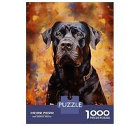Puzzle Da 1000 Pezzi Per Adolescenti Puzzle Black Cane Corso Dog Puzzle Giochi Rilassanti Regalo Di Compleanno Regali Antistress 52x38cm/1000pcs