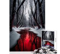 Puzzle da 1000 pezzi per adolescenti Puzzle Blood River Giocattoli fai da te Ottimi regali e giocattoli Gioco educativo Interazione genitore-figlio Dimensioni 38x52cm