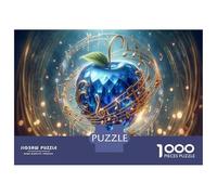 Puzzle Da 1000 Pezzi Per Adolescenti Puzzle Blue Crystal Apple Music Notes Puzzle Per Adolescenti Giochi Rilassanti Decorazione Perfetta Regali Di Compleanno E Unici 70x50cm/1000pcs