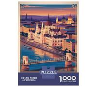 Puzzle Da 1000 Pezzi Per Adolescenti Puzzle Budapest Cityscape Travel Puzzle Per Adulti Gioco Per Famiglie Regali Per Donne Difficile E Stimolante 38x26cm/1000pcs